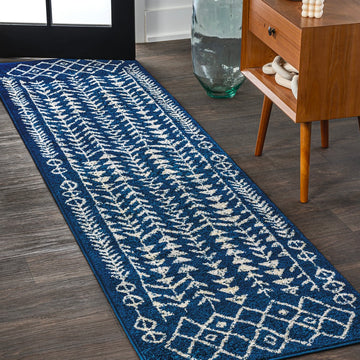 Ziri Moroccan Geometric Area Rug